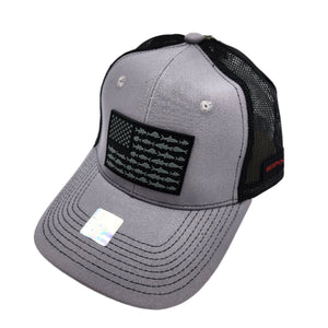 CAP-140 GRAY FISH FLAG