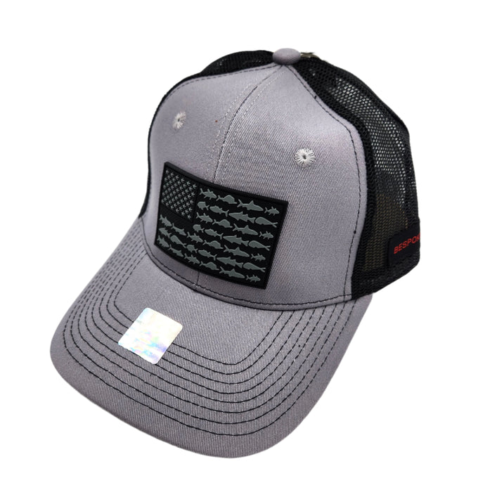CAP-140 GRAY FISH FLAG