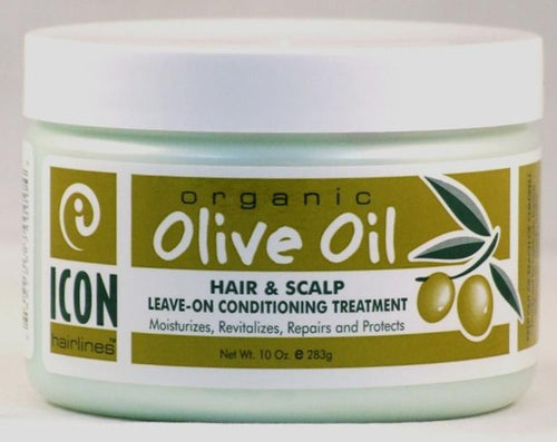 Icon olive oil hair treat cream 10 oz