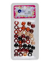 Plastic Hair Beads (Medium) - 60ct