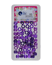 Plastic Hair Beads (Medium) - 60ct